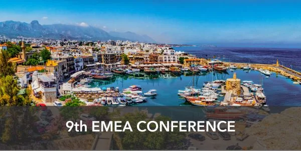 9th emea conference, the background is a cyprus image